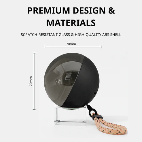 Customizable Video Glass Ball (Black)