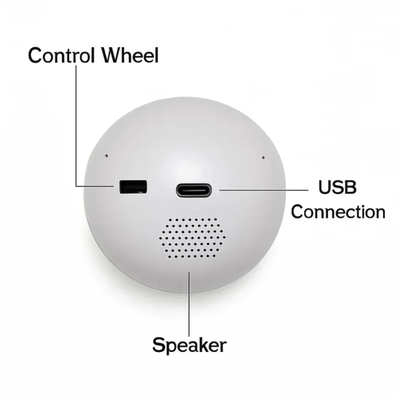 Customizable Video Glass Ball (Black)