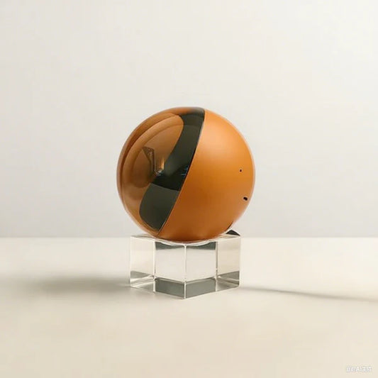 Customizable Video Glass Ball (Orange)